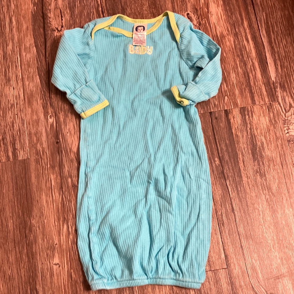 Baby onesie gown